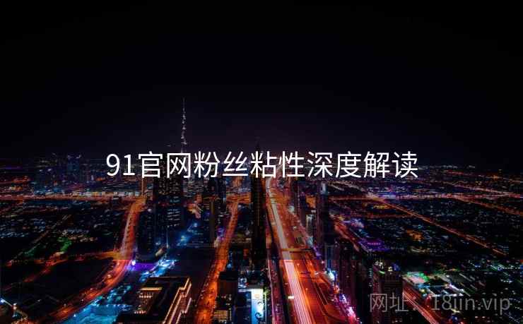 91官网粉丝粘性深度解读