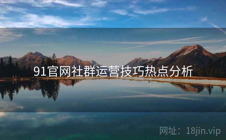 91官网社群运营技巧热点分析