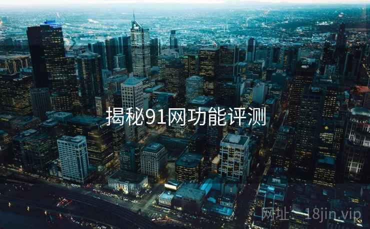 揭秘91网功能评测