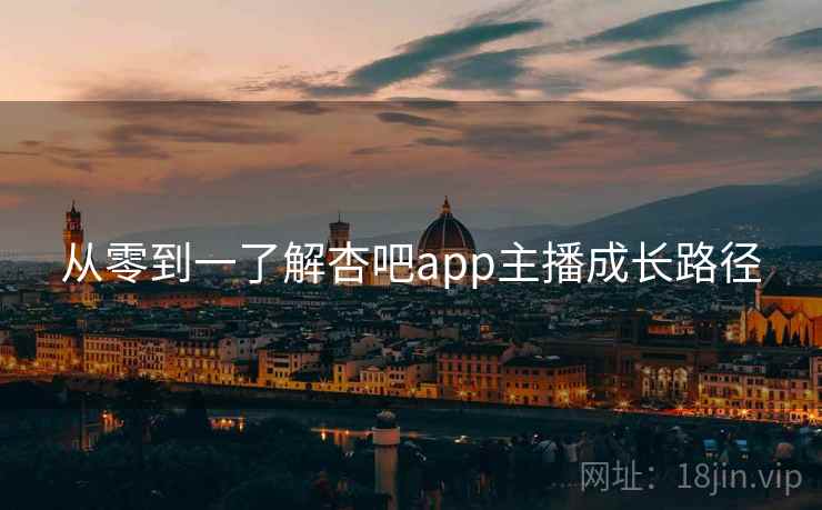 从零到一了解杏吧app主播成长路径