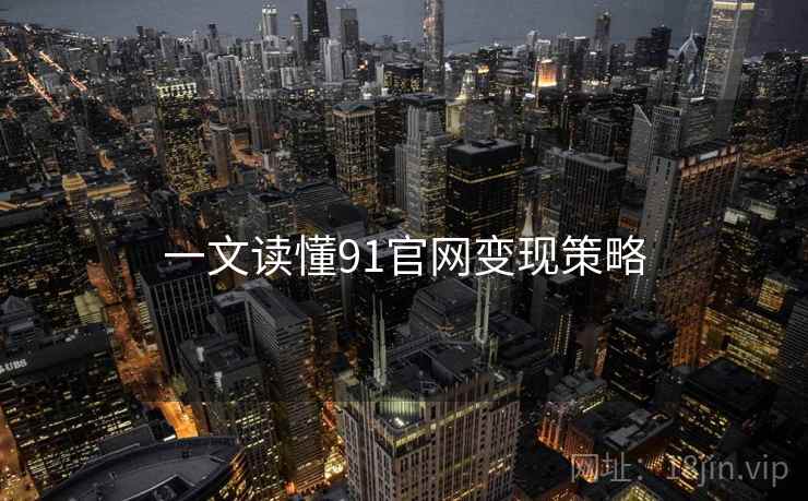 一文读懂91官网变现策略